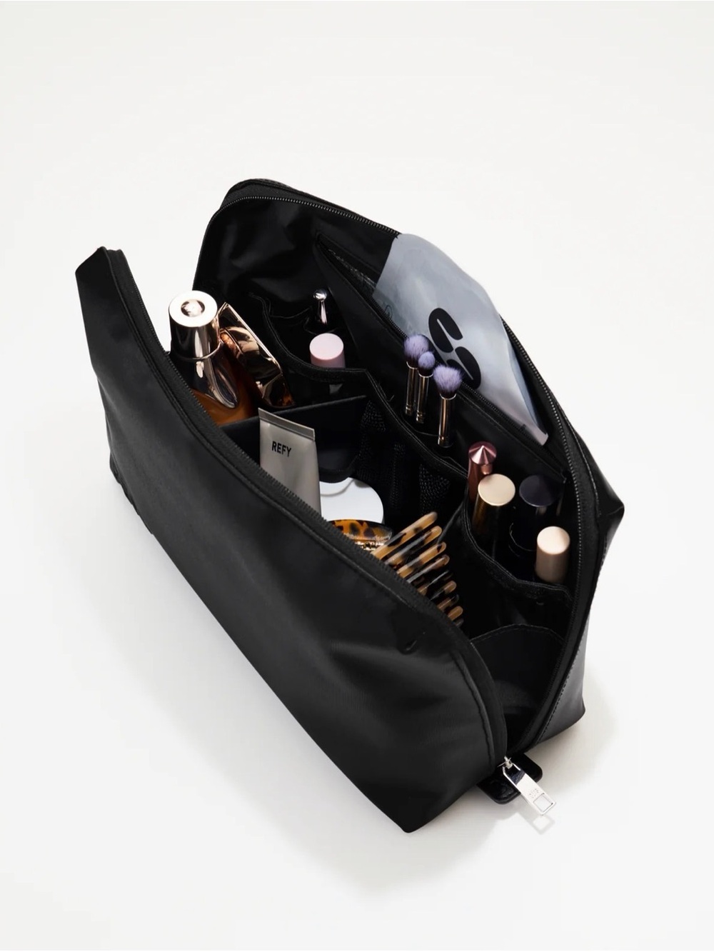 BEIS Large Cosmetics Pouch in Black